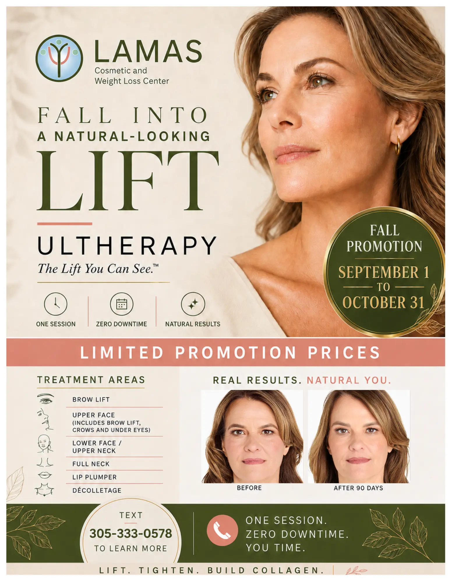 mothers day dysport promo flyer